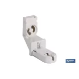 Portalámparas para tubos fluorescentes | Con portacebador incluido | Color blanco 2 A - 250 V