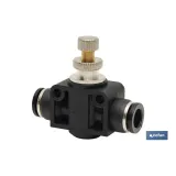 Regulador de Caudal en linea Tubo-Tubo