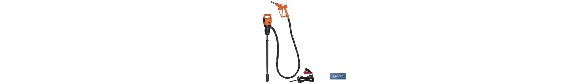 Bomba Eléctrica + Pistola Bidón (Conexión Batería 12V)
