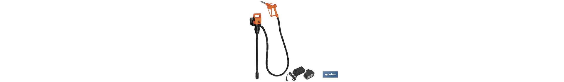 Bomba Eléctrica + Pistola Bidón (Batería Recargable)