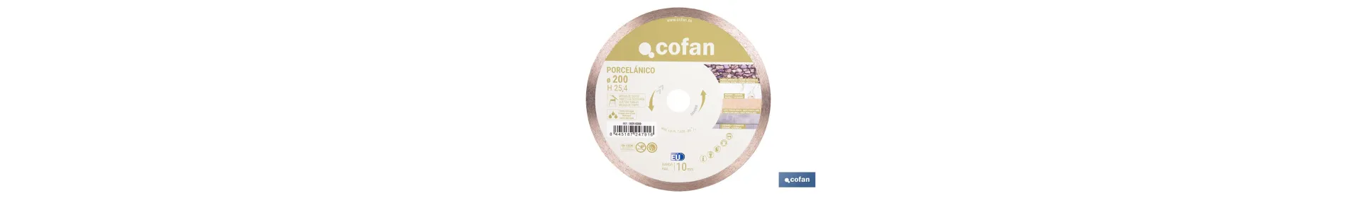 Disco Porcelánico Máquinas de Mesa
