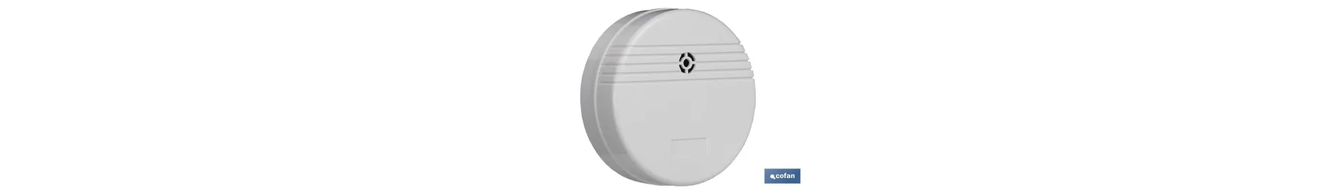 Detector de inundación con alarma de sonido | Tamaño Ø80 mm | Incluye pilas