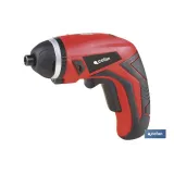 Atornillador/Destornillador a batería | 200 rpm | Batería Li-ion de 3.6 V + Cargador incluidos | Duración batería: 3-5 horas