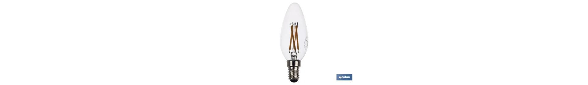 Bombilla Led Vela Filamento
