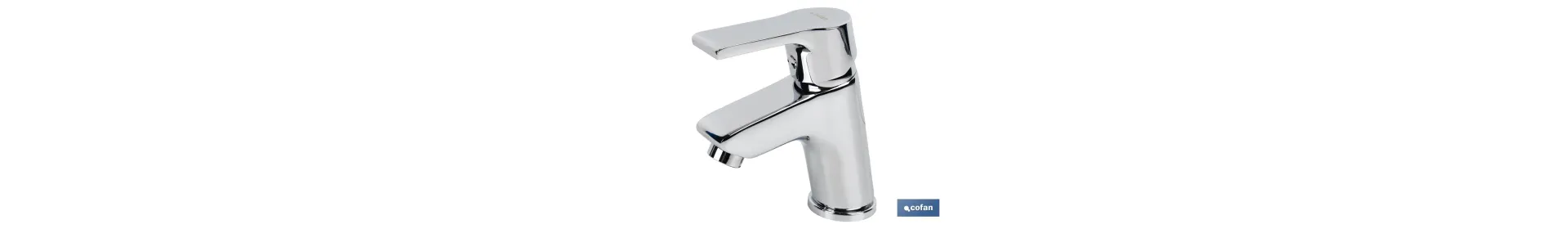 Grifo para Lavabo Monomando | Modelo Ross | Fabricado en Latón | Medidas 13 x 11 x 4.5 cm