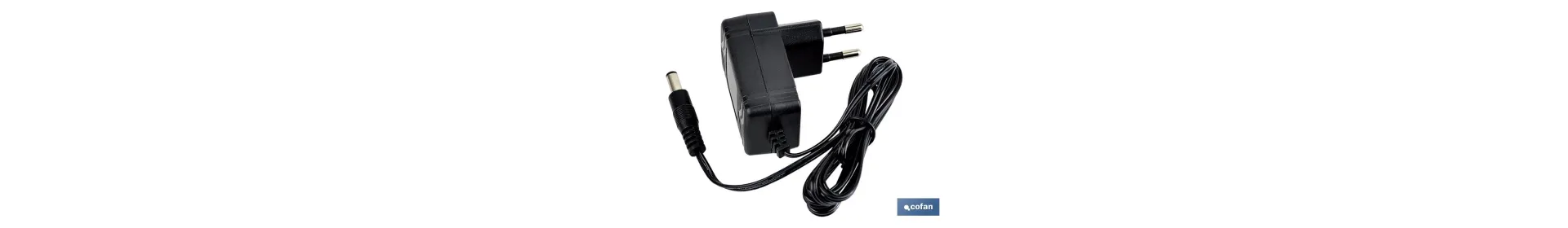 Cargador de batería para cortacésped manual Cofan | Potencia 3,6 V | Potencia máxima 5,5 V