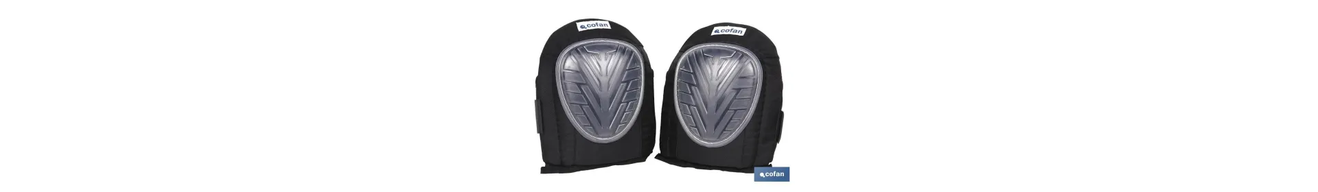 Pack de 2 Rodilleras de Trabajo | Con Doble Banda Elástica y Cierre de Velcro | Almohadillas de Gel
