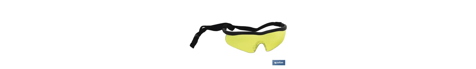 Gafas protectoras de seguridad ámbar | Resistente a arañazos | Mayor seguridad en bricolaje y soldadura, entre otros
