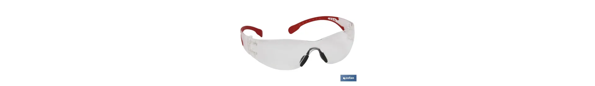 Gafas protectoras de seguridad super ligeras | Con lente clara | Mayor protección y seguridad en el trabajo