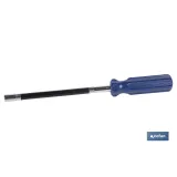 Destornillador flexible para abrazaderas SW 7 | Medidas 28 x 3 cm | Material Hierro WRH62A