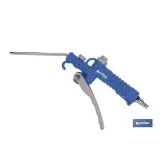 Pistola de soplar de plástico normal de 110 mm | Pistola de soplado profesional