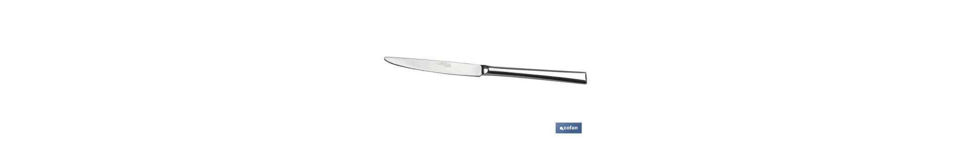 Cuchillo de mesa | Modelo Bari | Fabricado en Acero Inox 18/0 | Blíster o Pack
