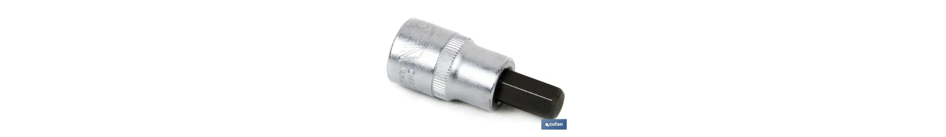 Llave de vaso de 3/8 | Fabricada en acero al cromo vanadio de alta calidad | Con punta Allen H12