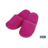 Zapatillas de Baño | Color Fucsia | Modelo Primavera | 100% Algodón | Gramaje 500g/m² | Talla M o L
