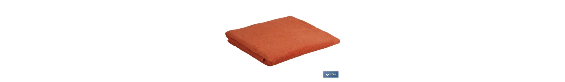 Toalla Lavabo | Color Orange | Modelo Amanecer | 100% Algodón | Gramaje 580g/m² | Medidas 50 x 100 cm