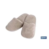 Zapatillas Baño | Modelo Abisinia | Color Beige | 100% Algodón | Gramaje 500g/m² | Talla M o L