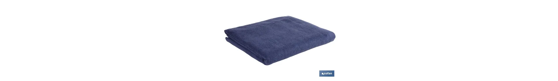Toalla de tocador | Modelo Marín | Color Azul Marino | 100% Algodón | Gramaje 580g/m² | Medidas 30 x 50 cm