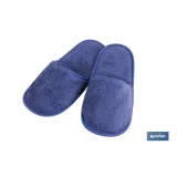 Zapatillas Baño | Modelo Marín | Color Azul Marino | 100% Algodón | Gramaje 500g/m² | Talla M o L