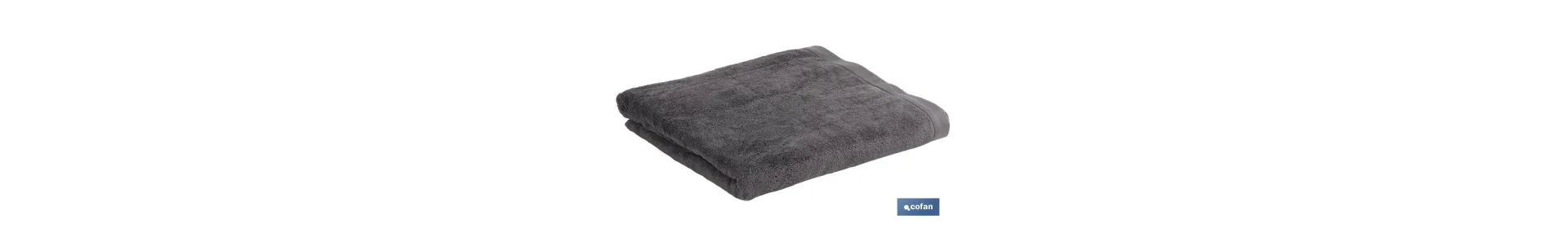 Toalla de Lavabo | Modelo Piedra | Color Gris Antracita | 100% Algodón | Gramaje 580g/m² | Medidas 50 x 100 cm