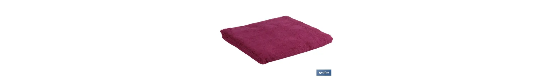 Toalla de tocador | Modelo Mar Rojo | Color Púrpura | 100% Algodón | Gramaje 580g/m² | Medidas 30 x 50 cm