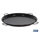 Paellera de Acero Esmaltado | Formato Tradicional | Paellera con 4 Asas