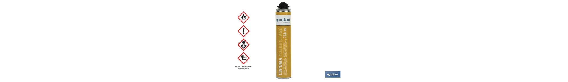 Espuma de Poliuretano | Aerosol 750 ml | Aplicación a pistola