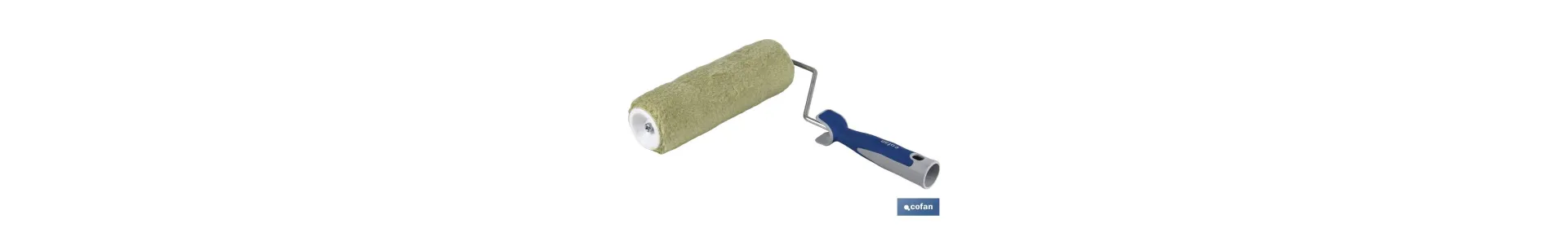 Rodillo de Hilo para Paredes Rugosas | Uso Profesional | Longitud 220mm | Diámetro ø50 mm