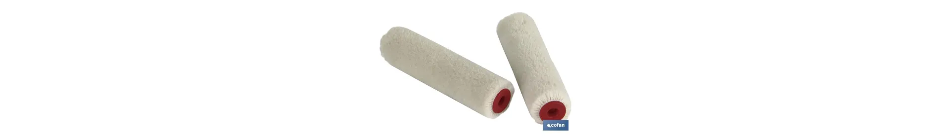 Pack de 2 recambios | Mini rodillo ideal para esmaltar o barnizar | Sistema Antigoteo