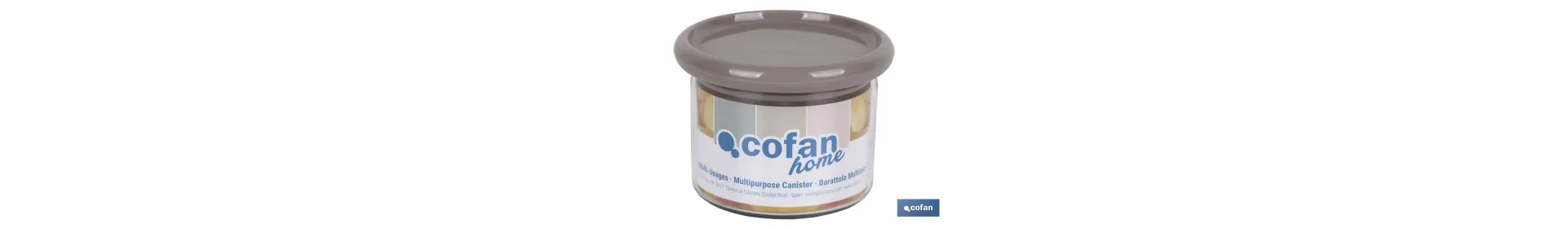 Bote Multiusos Modelo Albahaca | Fabricado en Poliestireno y Polipropileno | Tarros de Almacenamiento de Cocina