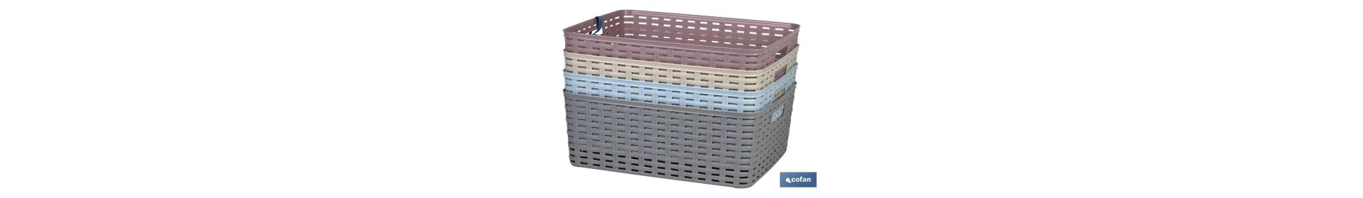 Cesta Multiusos | Capacidad 12 L | Cesta de Almacenaje | Cesta Organizadora