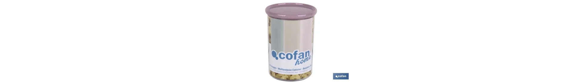Bote Multiusos Modelo Albahaca | Fabricado en Poliestireno y Polipropileno | Tarros de Almacenamiento de Cocina