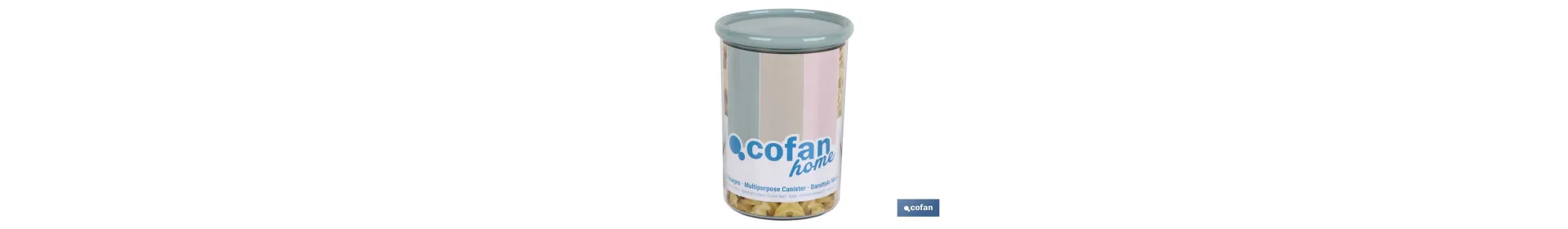 Bote Multiusos Modelo Albahaca | Fabricado en Poliestireno y Polipropileno | Tarros de Almacenamiento de Cocina
