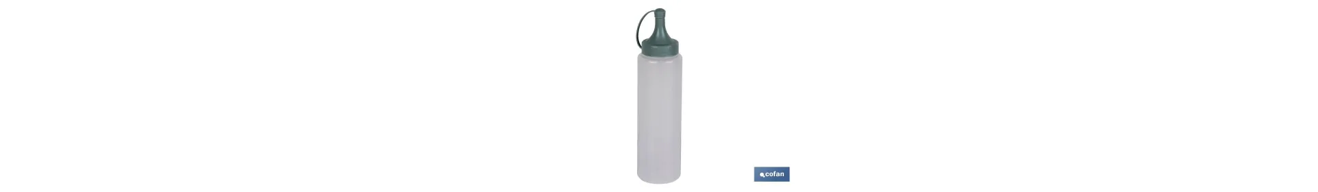 Botella aceitera | Modelo Albahaca | Botella para Salsas o Aceites| Botella Exprimible | Color verde agua