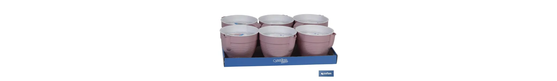 Grasera con colador en 500 ml Modelo Albahaca | Graseras de Cocina | Varios Colores | Medidas 16.5 x 12 x 10 cm