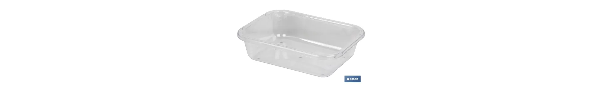 Bandeja Multiusos | Modelo Albahaca | Varias Medidas | Transparente | Organizador multiusos