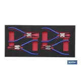 Módulo de espuma con herramientas  | Para 1/3 cajón del carro de herramientas cofan