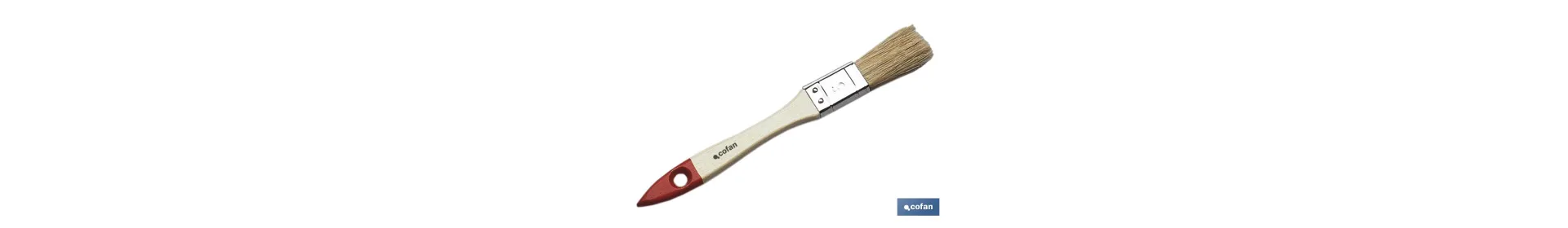 Paletina triple | Mango de madera de haya encerado y barnizado | Para Trabajos de Bricolaje