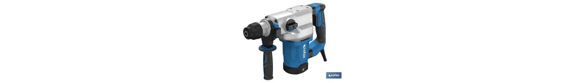 Taladro martillo perforador | 1.500 W SDS Plus | Martillo perforador anclaje con 4 funciones