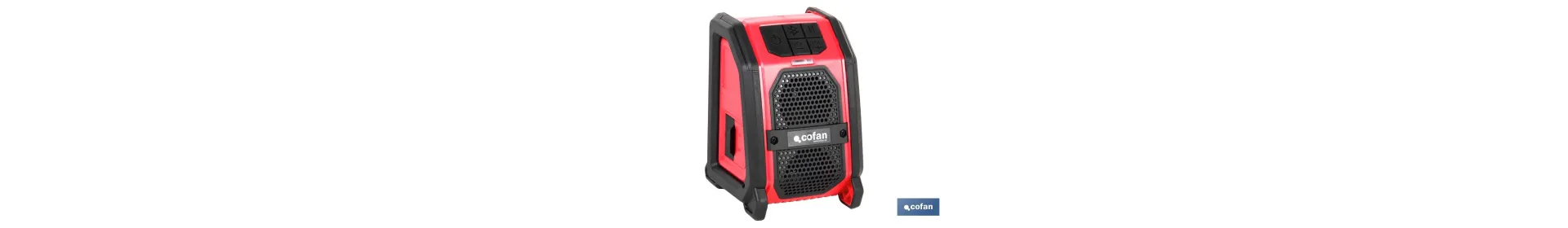 Altavoz Bluetooth a Batería | 2x2,5W | 18 V | Con Puerto USB
