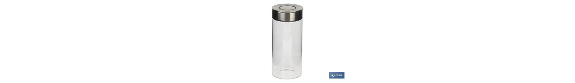 Frasco de vidrio borosilicato | Capacidad desde 550 ml hasta 1900 ml | Apto para uso alimentario