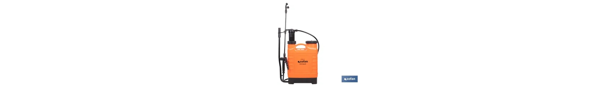 Pulverizador Espalda Manual | Capacidad 12 litros | Color Naranja/Negro