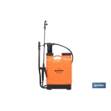 Pulverizador Espalda Manual | Capacidad 12 litros | Color Naranja/Negro