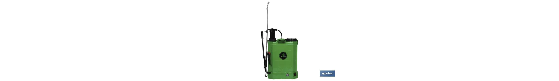 Pulverizador de espalda | Capacidad 16 litros | Eléctrico con doble uso Batería/Manual