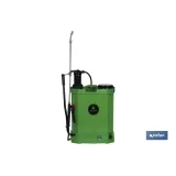 Pulverizador de espalda | Capacidad 16 litros | Eléctrico con doble uso Batería/Manual