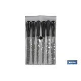 Juego de Limas para llaves |  Contenido de 6 unidades | Longitud 100 mm