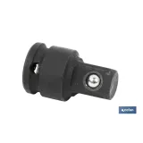Adaptador de impacto 1/2 a 3/8| Con cuadradillo macho 3/8 y hembra de 1/2  | Fabricado especial para herramientas de impacto