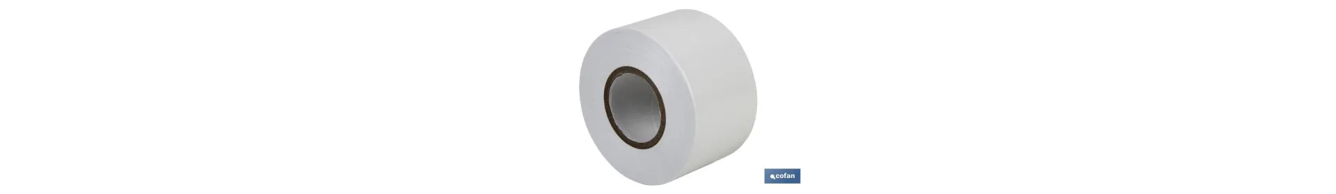 Cinta Aislante 130 Micras | Color blanco | Resistente al voltaje, al calor y a diferentes ácidos y alcalinos