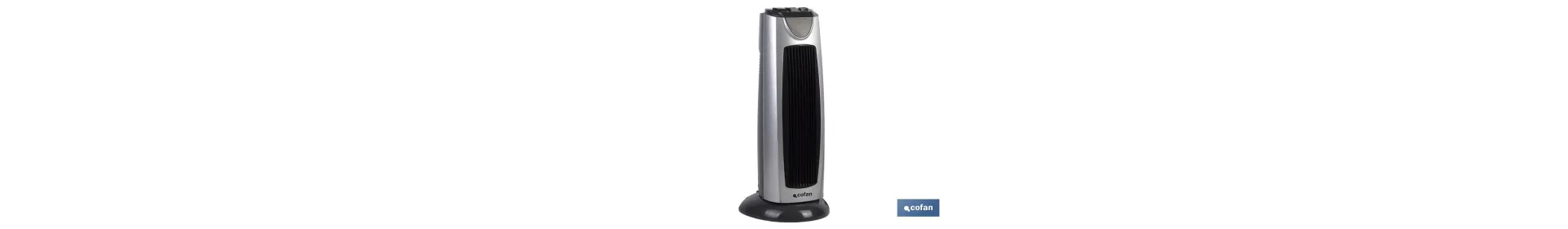 Termo ventilador Eléctrico | Modelo Varsovia | Doble Función de Calor 1000 - 2000 W | Calefactor Cerámico PTC