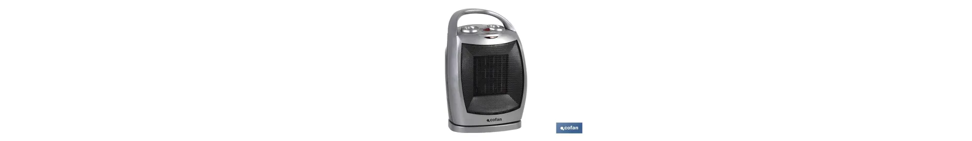 Termo ventilador Eléctrico | Modelo Finlandia | Doble Función de Calor 750 - 1500 W | Calefactor Cerámico PTC