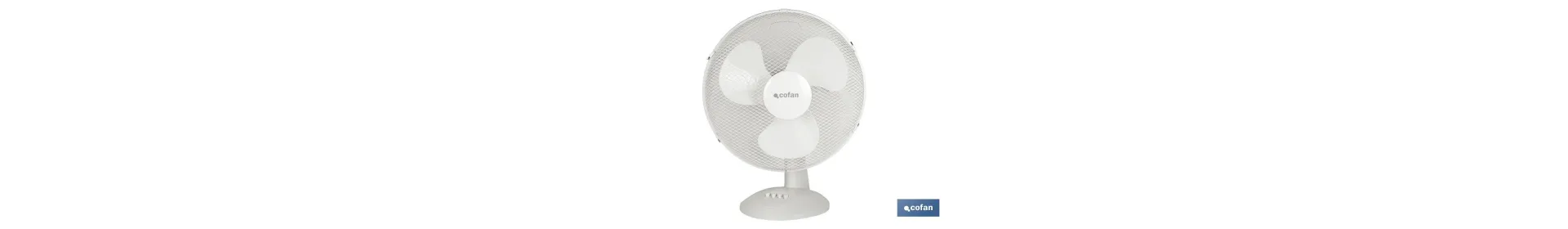 Ventilador Blanco Modelo Solano de 3 velocidades
